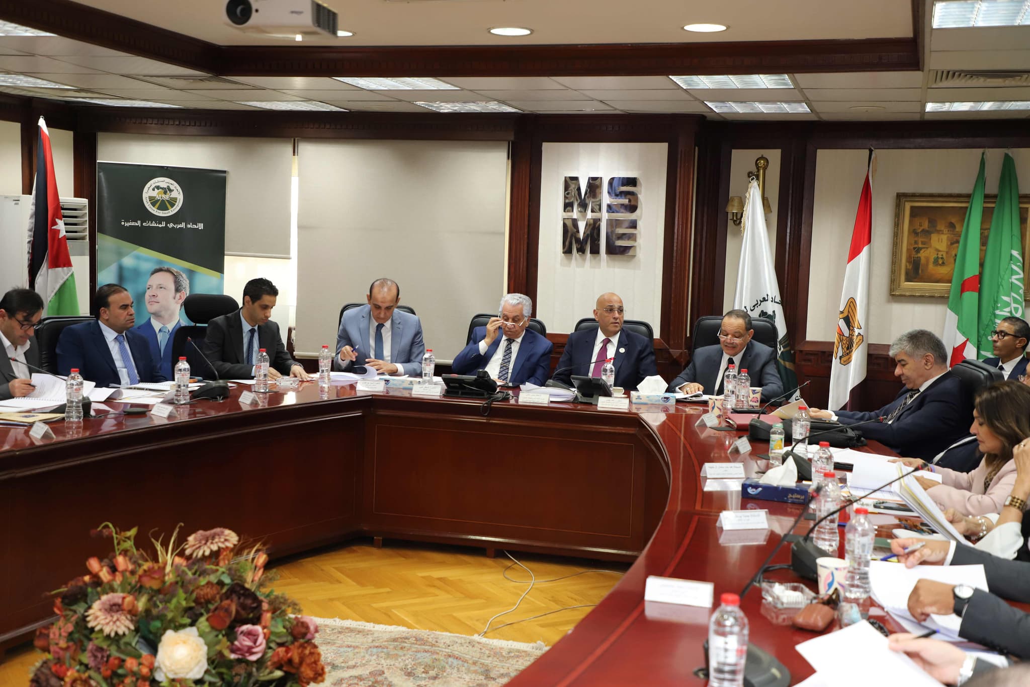 اجتماع مجلس إدارة الاتحاد العربي للمنشآت الصغيرة